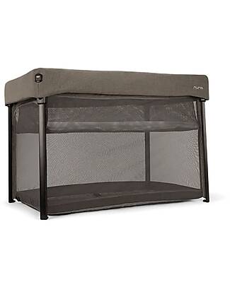 Nuna Travel Cot Paal - Granite - Easy and Compact Folding Travel Cots