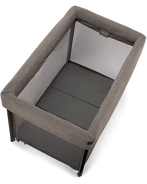 Nuna Travel Cot Paal - Granite - Easy and Compact Folding Travel Cots