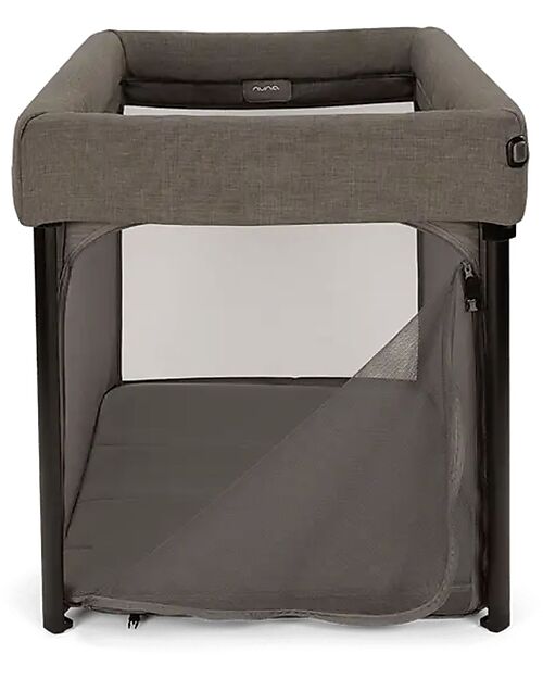 Nuna Travel Cot Paal - Granite - Easy and Compact Folding Travel Cots