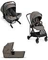Nuna  Trio Ixxa Stroller + Pipa Urbn Car Seat + Carrycot Lytl- Granite  Trio and Duo Strollers