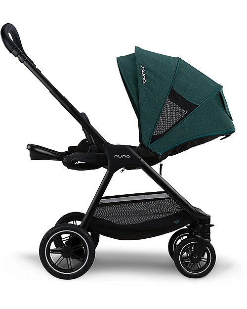 Nuna Trio Passeggino Triv Next + Seggiolino Arra Next - Lagoon + Navicella Lytl - Granite Trio and Duo Strollers