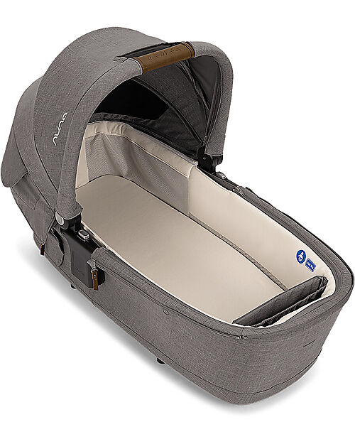 Nuna Trio Passeggino Triv Next + Seggiolino Arra Next - Lagoon + Navicella Lytl - Granite Trio and Duo Strollers