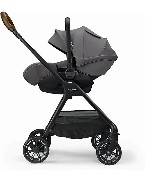 Nuna Trio Stroller + Mixx Next Birch Carrycot + Arra Next Car Seat - Granite Trio and Duo Strollers