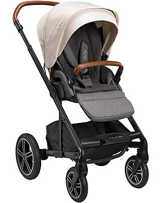 Nuna Trio Stroller + MIXX Next Birch Carrycot + Pipa Next i-Size Car Seat - Caviar Trio and Duo Strollers