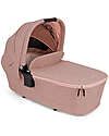 Nuna Trio Stroller + Triv Next Carrycot - Rose + Pipa Next i-Size Car Seat - Caviar Trio and Duo Strollers