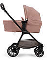Nuna Trio Stroller + Triv Next Carrycot - Rose + Pipa Next i-Size Car Seat - Caviar Trio and Duo Strollers