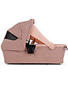 Nuna Trio Stroller + Triv Next Carrycot - Rose + Pipa Next i-Size Car Seat - Caviar Trio and Duo Strollers