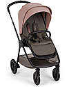 Nuna Trio Stroller + Triv Next Carrycot - Rose + Pipa Next i-Size Car Seat - Caviar Trio and Duo Strollers