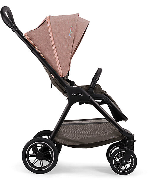 Nuna Trio Stroller + Triv Next Carrycot - Rose + Pipa Next i-Size Car Seat  - Caviar unisex (bambini)