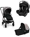 Nuna Trio Triv Ellis with Carrycoat and Pipa Next Car Seat Trio and Duo Strollers