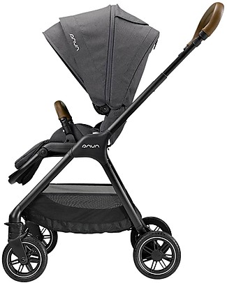 Nuna Trio Triv Granite with Carrycoat and Pipa Next Car Seat Trio and Duo Strollers