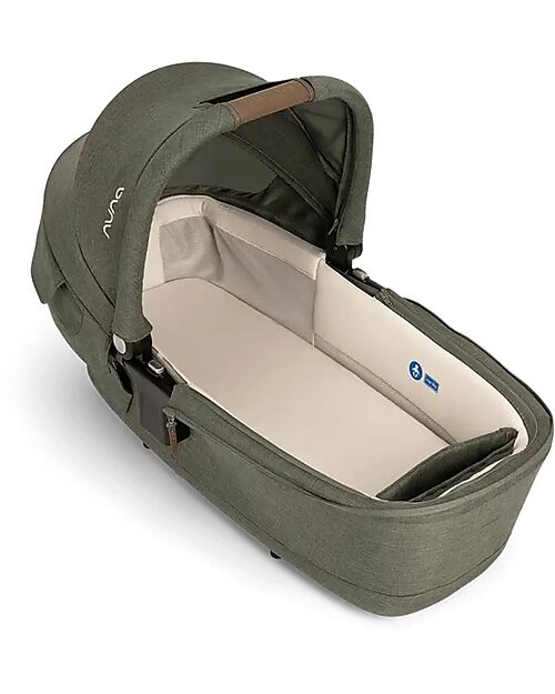 Nuna Trio Triv Next Stroller + Carrycot Lytl - Pine + Pipa Next i-Size Car Seat - Caviar - Chocolate  Trio and Duo Strollers