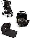 Nuna Trio Triv Next Stroller + Pipa Next i-Size Car Seat  + Carrycot Lytl - Caviar  Trio and Duo Strollers