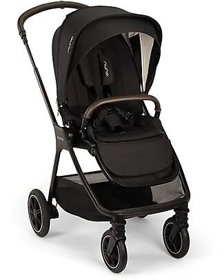 Nuna Trio Triv Next Stroller + Pipa Next i-Size Car Seat + Carrycot Lytl - Caviar Trio and Duo Strollers