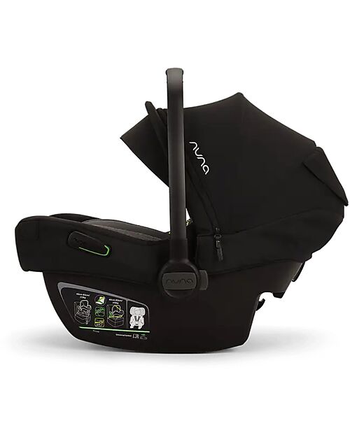 Nuna Trio Triv Next Stroller + Pipa Next i-Size Car Seat  + Carrycot Lytl - Caviar  Trio and Duo Strollers