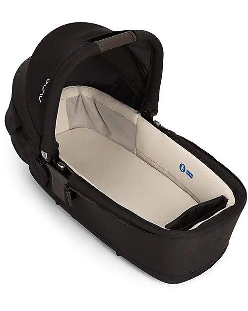 Nuna Trio Triv Next Stroller + Pipa Next i-Size Car Seat  + Carrycot Lytl - Caviar  Trio and Duo Strollers
