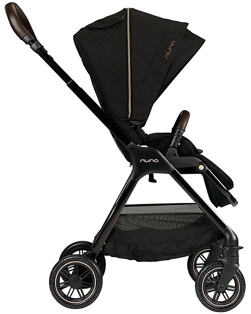 Nuna Trio Triv Riveted with Carrycoat and Pipa Next Car Seat Trio and Duo Strollers