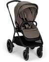 Nuna Triv Lx Stroller - Black Frame - Thunder - Ideal for Travel and City Use Pushchairs