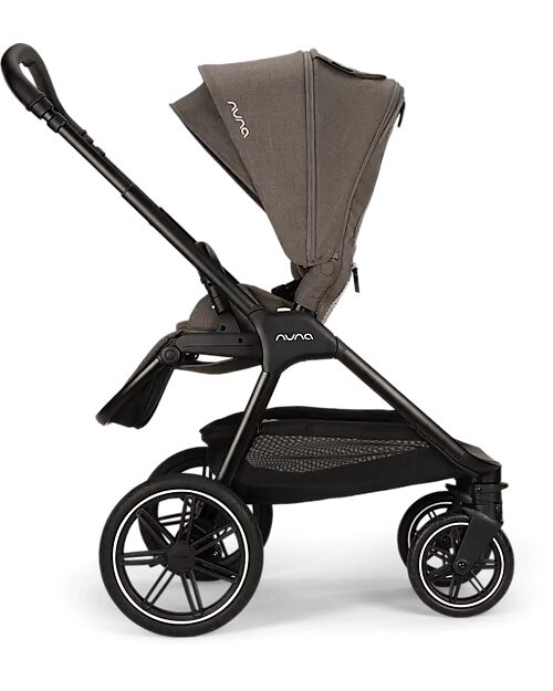 Nuna Triv Lx Stroller - Black Frame - Thunder - Ideal for Travel and City Use Pushchairs