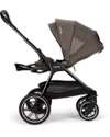 Nuna Triv Lx Stroller - Black Frame - Thunder - Ideal for Travel and City Use Pushchairs