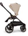 Nuna Triv Lx Stroller - Chocolate Frame - Biscotti - Ideal for Travel and City Use Pushchairs