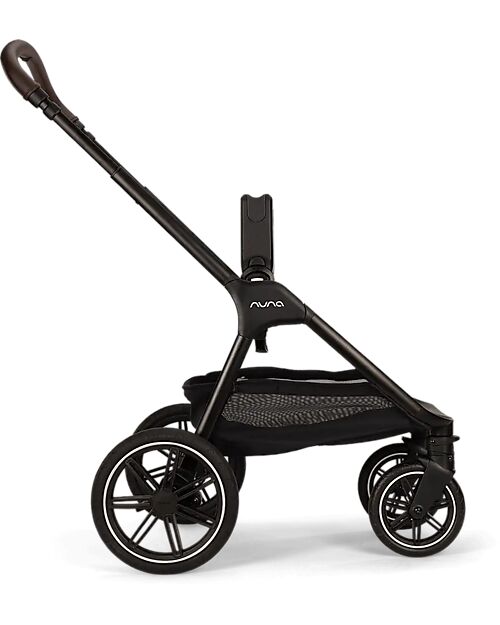 Nuna Triv Lx Stroller - Chocolate Frame - Biscotti - Ideal for Travel and City Use Pushchairs