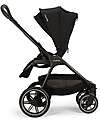 Nuna Triv Lx Stroller - Chocolate Frame - Caviar - Ideal for Travel and City Use Pushchairs