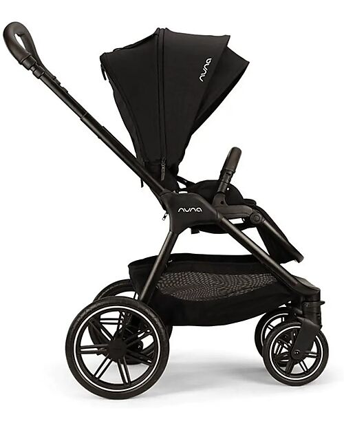 Nuna Triv Lx Stroller - Chocolate Frame - Caviar - Ideal for Travel and City Use Pushchairs