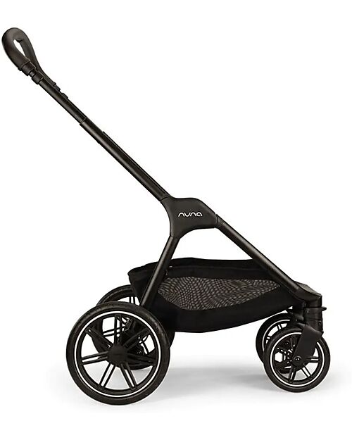 Nuna Triv Lx Stroller - Chocolate Frame - Caviar - Ideal for Travel and City Use Pushchairs