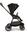 Nuna Triv Next Stroller - Caviar - Chocolate - Ideal for Traveling and the City Lights Strollers