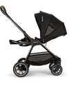 Nuna Triv Next Stroller - Caviar - Chocolate - Ideal for Traveling and the City Lights Strollers