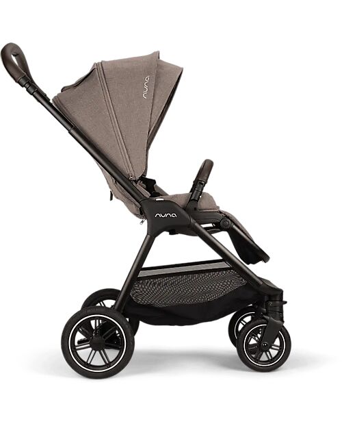 Nuna Triv Next Stroller - Cedar - Chocolate - Ideal for Traveling and the City Lights Strollers