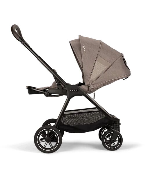Nuna Triv Next Stroller - Cedar - Chocolate - Ideal for Traveling and the City Lights Strollers