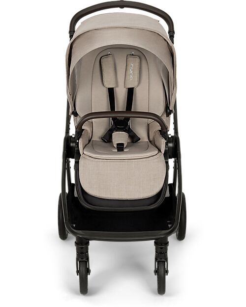 Nuna Triv Next Stroller - Chateau - Black Frame - Ideal for Travel and the City Pushchairs