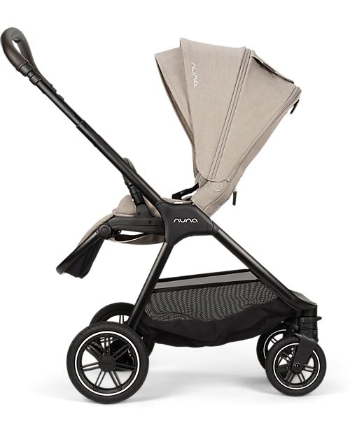 Nuna Triv Next Stroller - Chateau - Black Frame - Ideal for Travel and the City Pushchairs