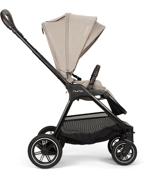 Nuna Triv Next Stroller - Chateau - Black Frame - Ideal for Travel and the City Pushchairs