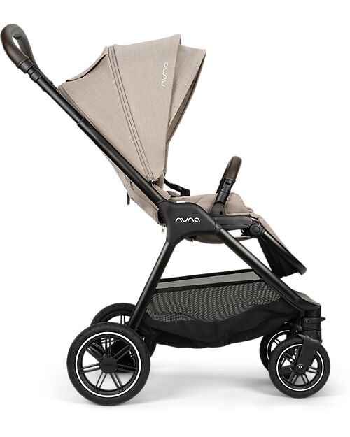 Nuna Triv Next Stroller - Chateau - Black Frame - Ideal for Travel and the City Pushchairs