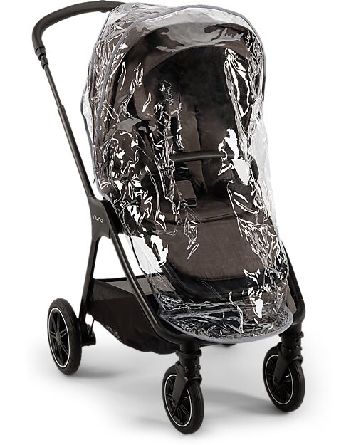 Nuna Triv Next Stroller - Chestnut - Black Frame - Ideal for Travel and the City Pushchairs