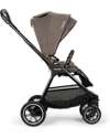 Nuna Triv Next Stroller - Chestnut - Black Frame - Ideal for Travel and the City Pushchairs