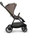 Nuna Triv Next Stroller - Chestnut - Black Frame - Ideal for Travel and the City Pushchairs