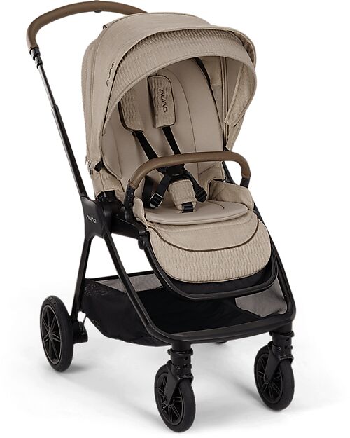 Nuna Triv Next Stroller - Cosmopolitan - Black Frame - Ideal for Traveling and the City Lights Strollers