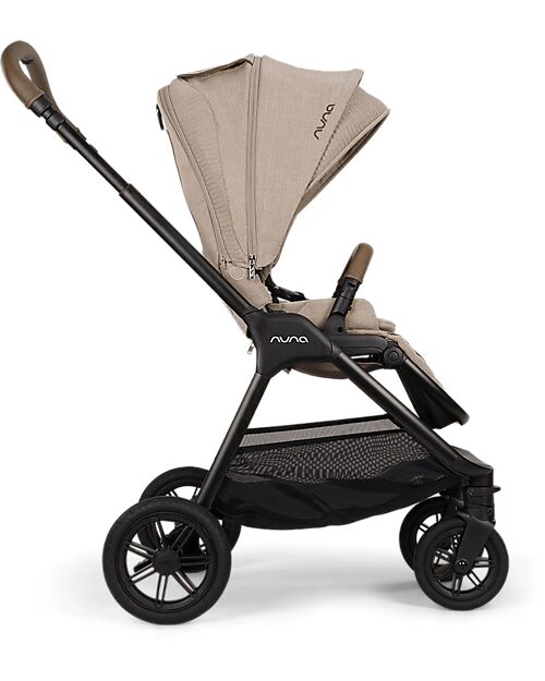 Nuna Triv Next Stroller - Cosmopolitan - Black Frame - Ideal for Traveling and the City Lights Strollers