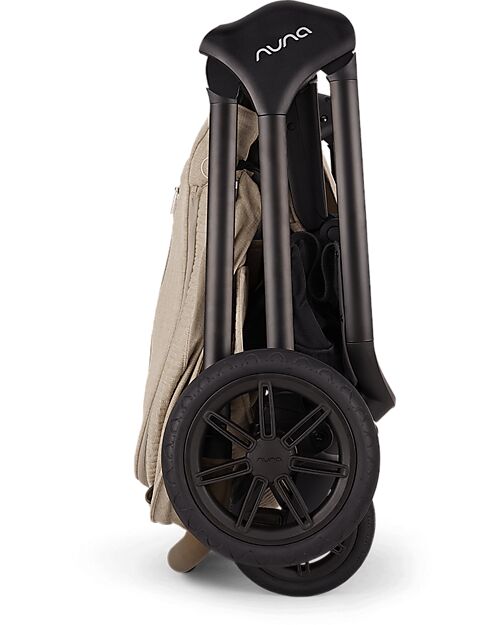 Nuna Triv Next Stroller - Cosmopolitan - Black Frame - Ideal for Traveling and the City Lights Strollers