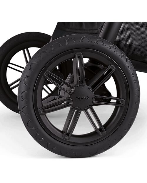 Nuna Triv Next Stroller - Cosmopolitan - Black Frame - Ideal for Traveling and the City Lights Strollers