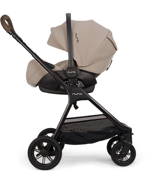 Nuna Triv Next Stroller - Cosmopolitan - Black Frame - Ideal for Traveling and the City Lights Strollers