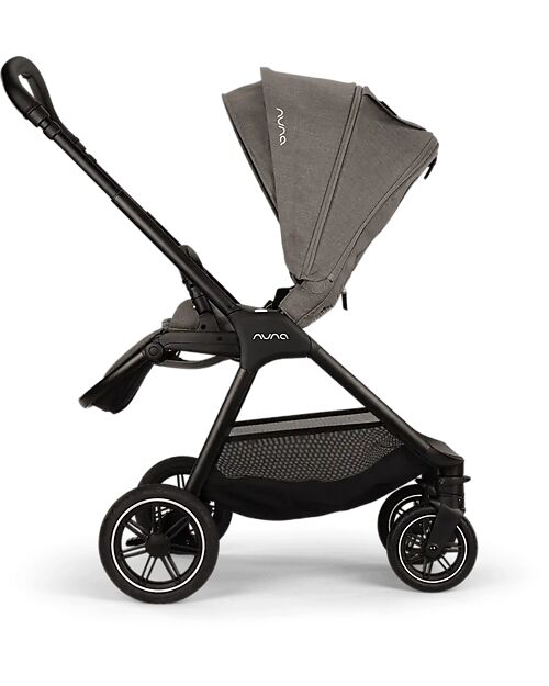Nuna Triv Next Stroller - Granite - Black - Ideal for Traveling and the City Lights Strollers
