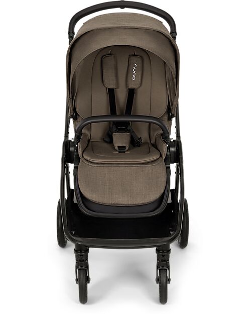 Nuna Triv Next Stroller - Pistachio - Black Frame - Ideal for Traveling and the City Lights Strollers