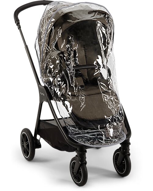 Nuna Triv Next Stroller - Pistachio - Black Frame - Ideal for Traveling and the City Lights Strollers