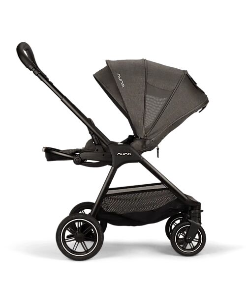 Nuna Triv Next Stroller - Thunder - Black Frame - Ideal for Traveling and the City Lights Strollers