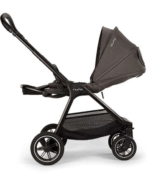Nuna Triv Next Stroller - Thunder - Black Frame - Ideal for Traveling and the City Lights Strollers